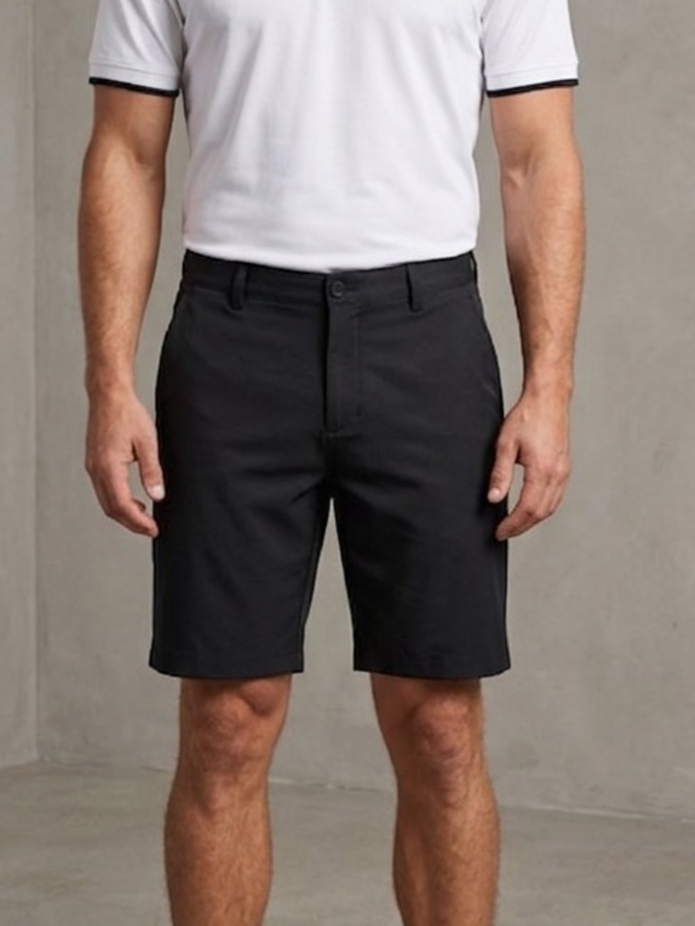 Adidas Men Black Climacool Golf Shorts Sporty Activewear Tech Size 36